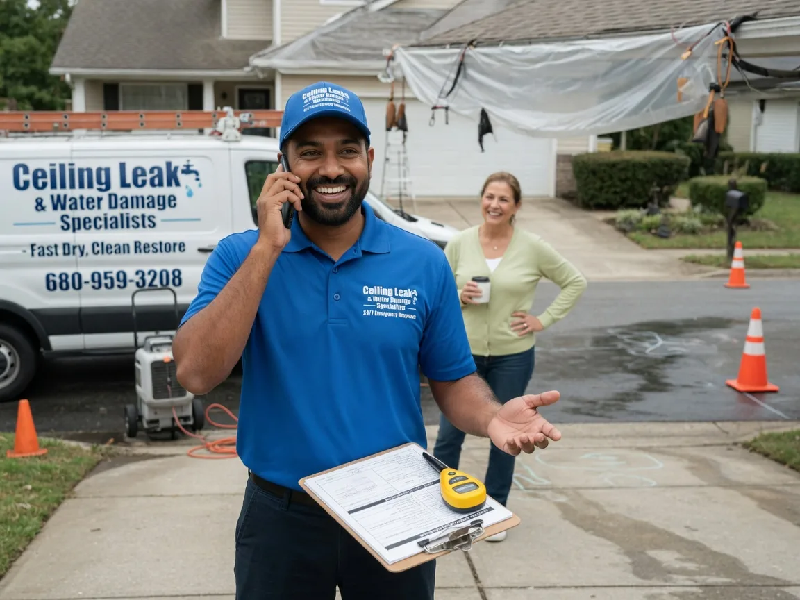 Ceiling Leak Cleanup Corinth, TX FAQs
